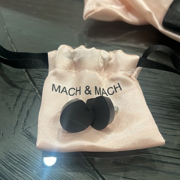 MACH & MACH Double Bow embellished satin mules